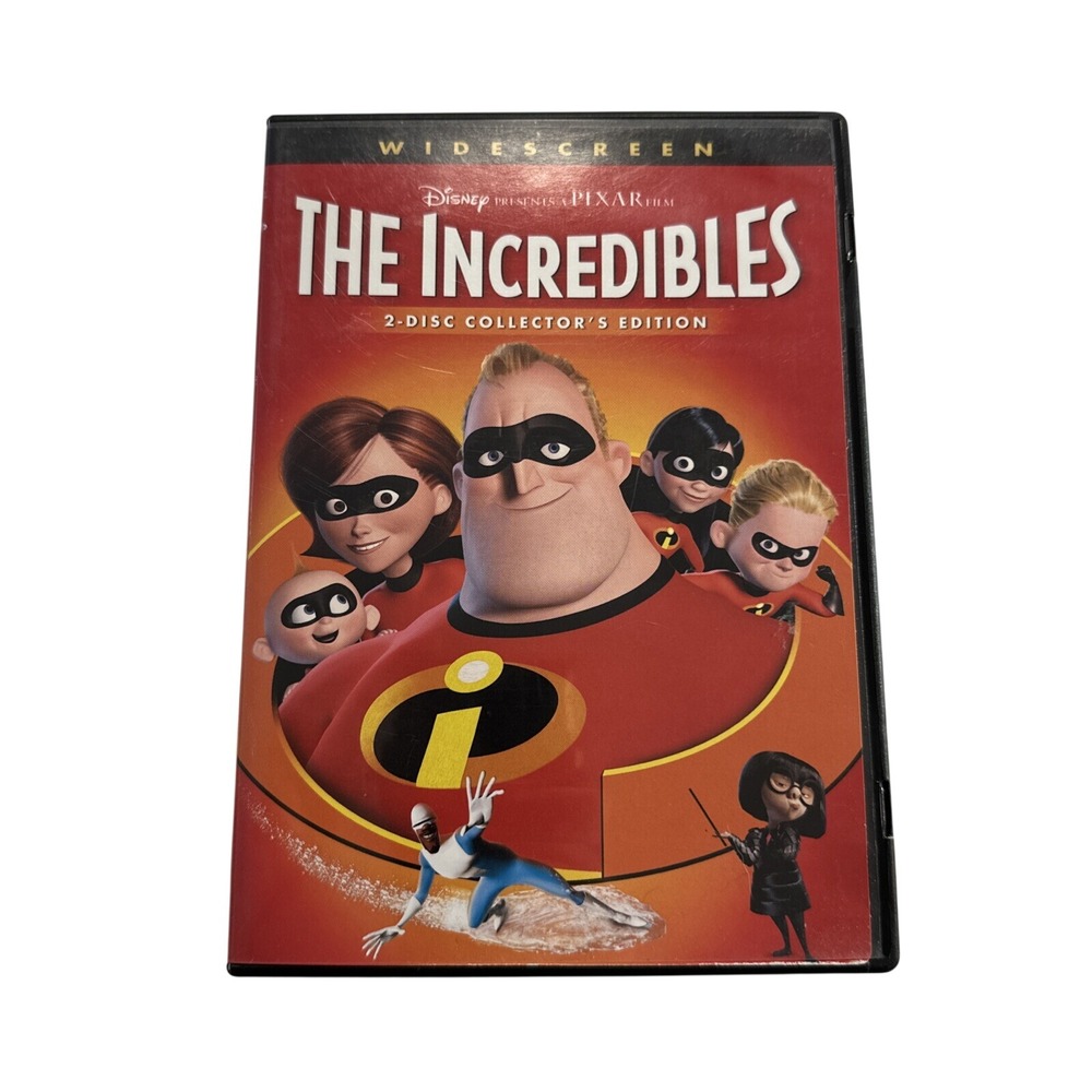 Disney Pixar The Incredibles DVD 2-Disc Collector's Edition Widescreen 2005